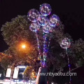 20 inches pvc led ballons with String Light